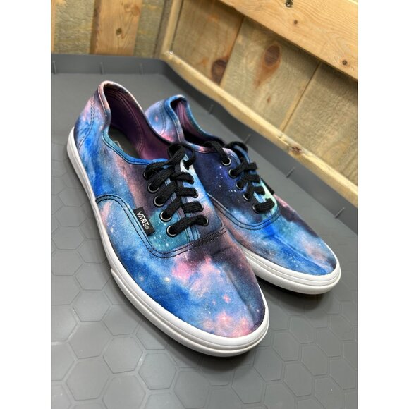 Vans Galaxy Print Canvas Sneakers - Mens 5 / Womens 6.5 Blue Purple - Picture 2 of 7
